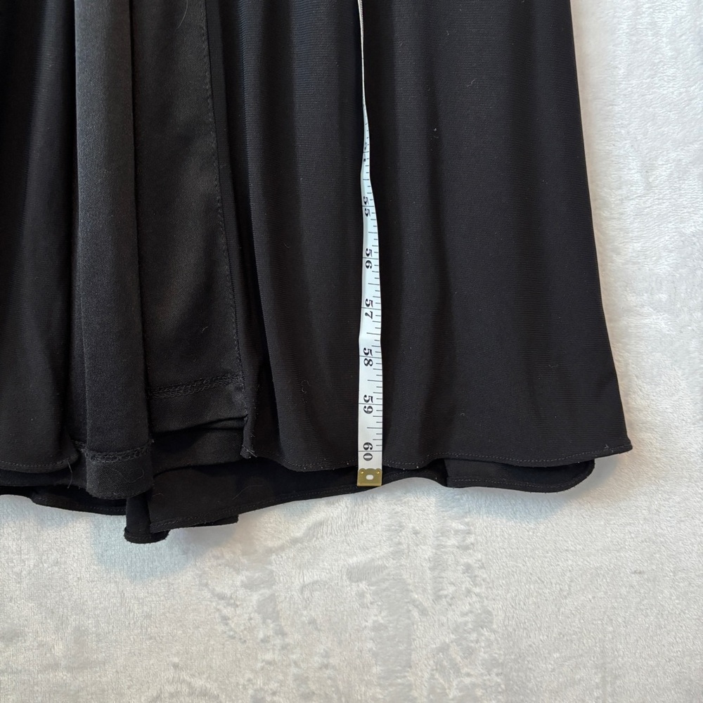 BHLDN Black Maxi Dress with Cape Sleeves - Picture 8 of 11